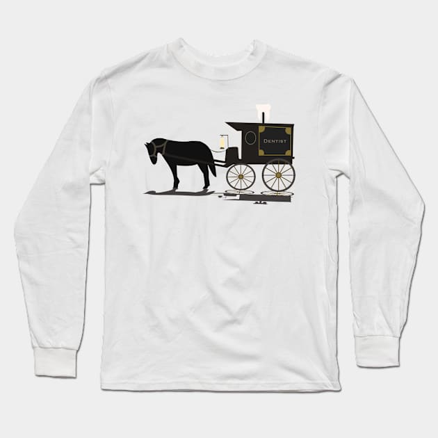 Tooth Wagon - Django Long Sleeve T-Shirt by Pasan-hpmm